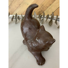 Load image into Gallery viewer, Vintage ceramic kitten figurine MCM hand painted