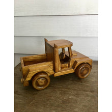 Load image into Gallery viewer, Vintage wood toy truck
