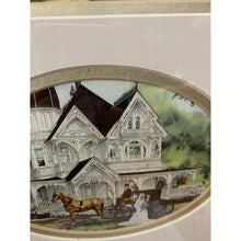 Load image into Gallery viewer, Walter Campbell Framed print three images Victorian scene