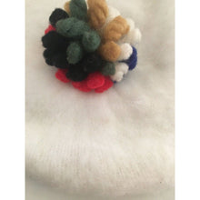 Load image into Gallery viewer, Vintage Beret White Felt With Pom Pom hat Ooh La La!