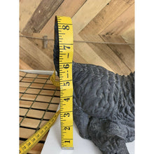 Load image into Gallery viewer, Kittens playing sculpture grey cats plaster resin mold door stop as is