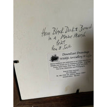 Load image into Gallery viewer, Maine marsh framed pen and ink Downeast print