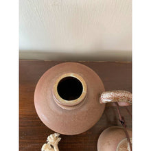 Load image into Gallery viewer, Handmade ceramic stoneware oil finger lamp 3”