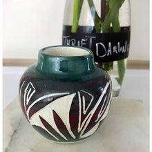 Load image into Gallery viewer, Vintage southwestern mesa pottery bud vase 3" as is
