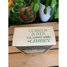 Load image into Gallery viewer, Vintage Currier and Ives tumblers Libby juice drinking glasses