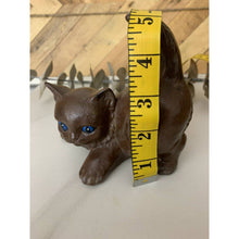 Load image into Gallery viewer, Vintage ceramic kitten figurine MCM hand painted