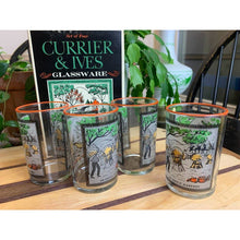 Load image into Gallery viewer, Vintage Currier and Ives tumblers Libby juice drinking glasses