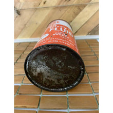Load image into Gallery viewer, Vintage Metal Can Napa Brake Fluid oil rusty with lid