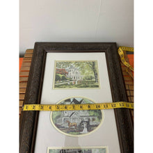 Load image into Gallery viewer, Walter Campbell Framed print three images Victorian scene