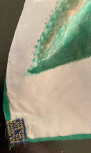 Load image into Gallery viewer, Vintage silk rose scarf