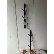 Load image into Gallery viewer, Antique wrought iron primitive drying hooks set of two corn herbs
