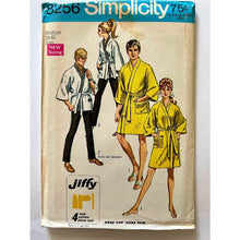 Load image into Gallery viewer, Vintage Simplicity pattern 8256 1960s robe unisex men medium 38 40
