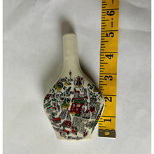 Load image into Gallery viewer, Vintage Munich cityscape mini alcohol bottle West Germany herb liqueur
