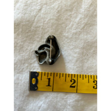 Load image into Gallery viewer, Vintage mid century pewter mushroom brooch pin 1960s
