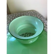 Load image into Gallery viewer, Vintage frosted green glass lampshade 7&quot; tall
