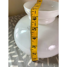 Load image into Gallery viewer, Vintage white milk glass lampshade 7&quot; tall replacement shade
