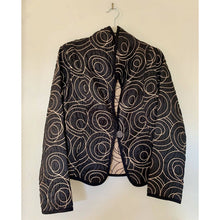 Load image into Gallery viewer, Vintage Trimdin reversible quilted jacket art medium/large embroidered

