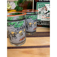 Load image into Gallery viewer, Vintage Currier and Ives tumblers Libby juice drinking glasses
