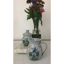 Load image into Gallery viewer, Vintage handmade ceramic sugar and creamer set
