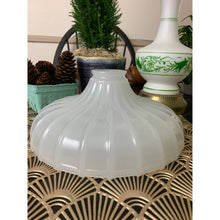 Load image into Gallery viewer, vintage milk glass lamp shade pendant light
