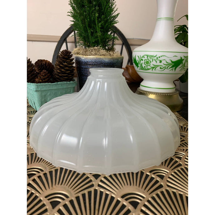 vintage milk glass lamp shade pendant light