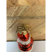 Load image into Gallery viewer, Kurt Adler Polonaise Blown Glass Santa Christmas Ornament Tree 4”
