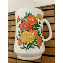 Load image into Gallery viewer, Vintage Royal Crown mug Buckingham Asters flowers ceramic tea coffee cup
