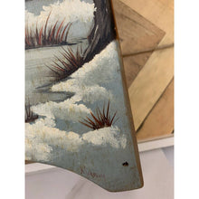 Load image into Gallery viewer, Vintage hand painted wooden wall hanging
