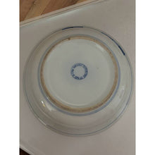 Load image into Gallery viewer, Nantucket ceramic serving bowl large stoneware blue white turnip
