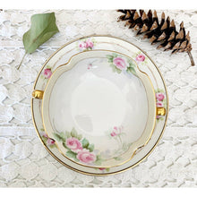 Load image into Gallery viewer, Antique Nipon fine china plate and bowl floral
