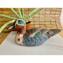 Load image into Gallery viewer, Vintage 1980s Sigma mallard decoy painted wood
