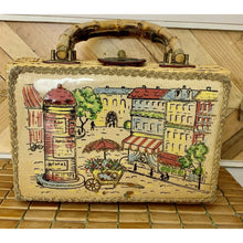 Load image into Gallery viewer, Vintage Magid wicker straw purse hand bag
