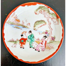 Load image into Gallery viewer, Vintage antique Japanese Kutani Geisha plate
