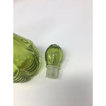 Load image into Gallery viewer, Vintage Green Glass Avon Perfume Bottle With Lid
