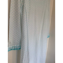 Load image into Gallery viewer, Vintage nightgown blue size L Kimberly Laine granny  sleepshirt cottage core
