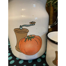 Load image into Gallery viewer, Vintage enamelware pitcher and mug by Della-Ware

