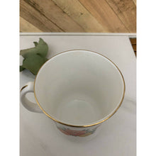 Load image into Gallery viewer, Vintage Royal Crown mug Buckingham Asters flowers ceramic tea coffee cup
