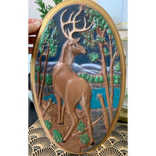 Load image into Gallery viewer, Vintage Holland Mold ceramic wall art deer/buck
