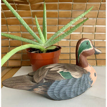 Load image into Gallery viewer, Vintage 1980s Sigma mallard decoy painted wood
