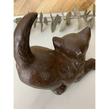 Load image into Gallery viewer, Vintage ceramic kitten figurine MCM hand painted

