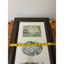 Load image into Gallery viewer, Walter Campbell Framed print three images Victorian scene
