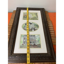 Load image into Gallery viewer, Walter Campbell Framed print three images Victorian scene
