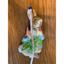 Load image into Gallery viewer, Vintage Peter Rabbit wall hanging ceramic Beatrix Potter
